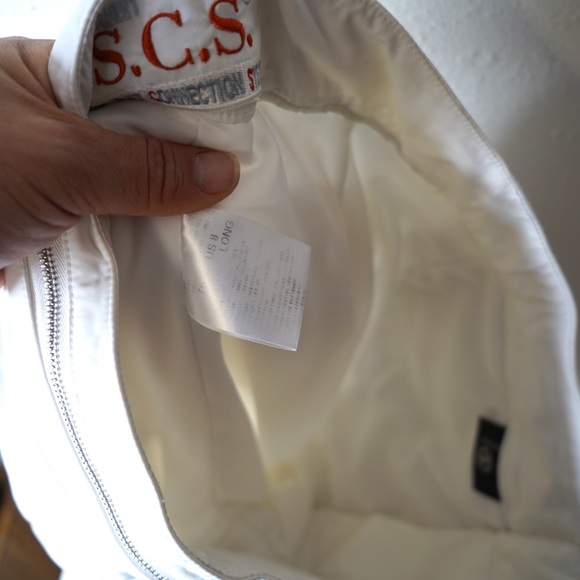 Vtg Y2K Bogner Ski Snowboard White Women’s Ruched Stylish Pants Size US 8 Long - Picture 9 of 10